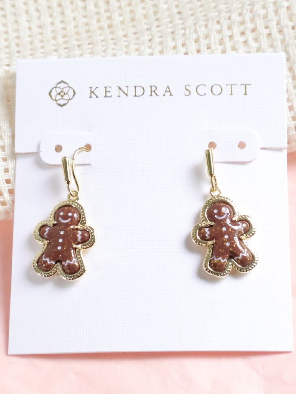 Kendra Scott Gingerbread Drop Earrings Gold
